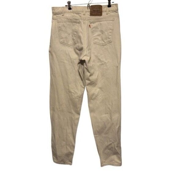 Levi’s 550 Relaxed Fit Tapered Leg Size 36x35 Orange Tab Tan Jeans *Read* - Picture 1 of 5